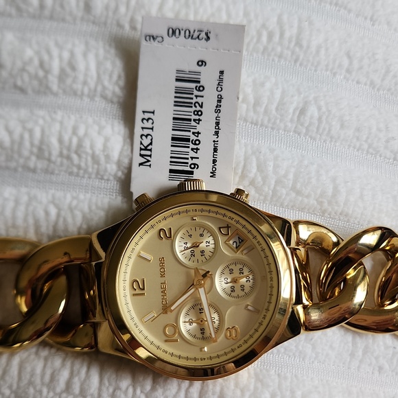 Michael Kors Gold tone Watch - BNWT - Picture 1 of 9